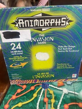 Vintage the invasion animorphs board game bilingue Milton Bradley